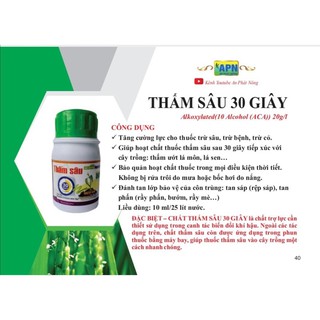 Thấm sâu 30 giây