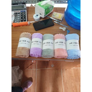 Khăn mặt🌸FREESHIP🌸khăn mặt lông cừu-xuất hàn 30x50cm (Tuyển Sỉ)