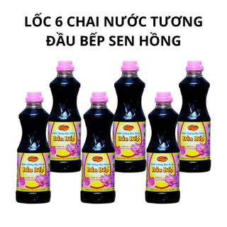 Lốc 12 Chai Nước Tương Mekong Đầu Bếp Sen Hồng 415ml