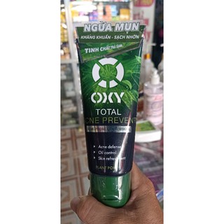 Sữa rửa mặt Oxy trà xanh.