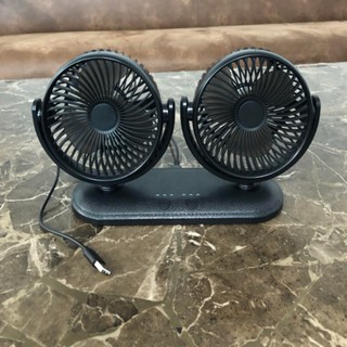 QUẠT MÁY ĐÔI MINI XOAY 360 ĐỘ DC201