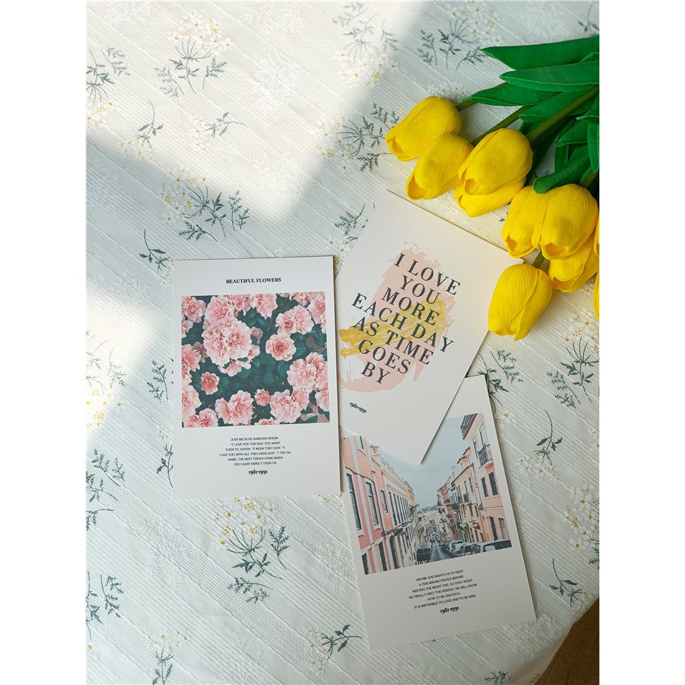 [Nhiều Mã]Set Post Cards trang trí phong cách Hàn Quốc Trang Trí Nhà- Đạo Cụ Chụp Ảnh | BigBuy360 - bigbuy360.vn