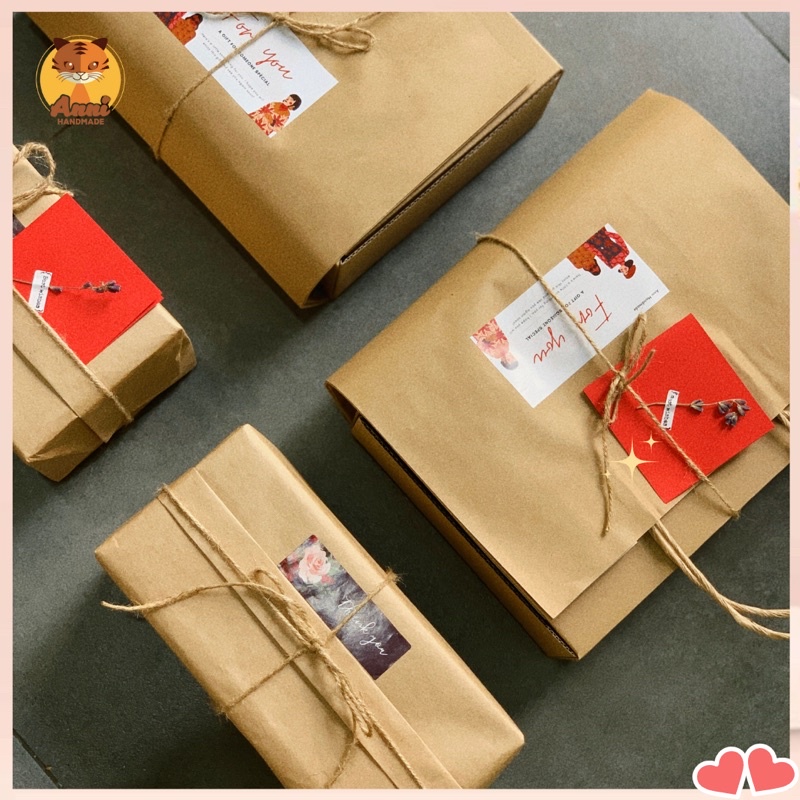 Set quà tặng 6 món Love Gift Box với hoa khô lavender, túi thơm, trà thảo mộc, nến thơm Anni Home