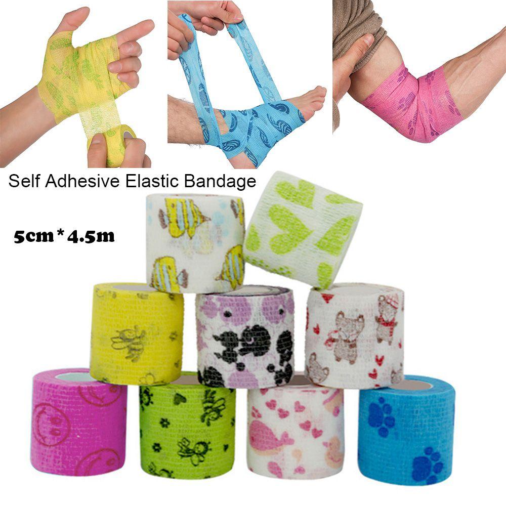 Băng Quấn Bảo Vệ Đầu Gối An Toàn 12 Màu 5cm * 4.5m