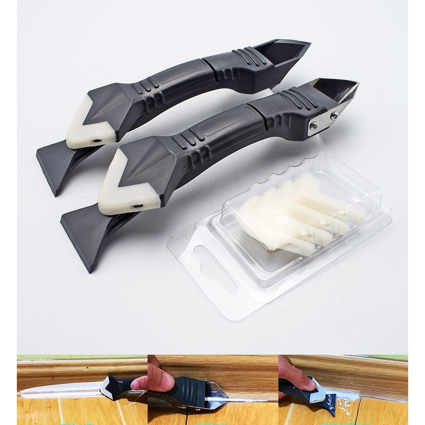 Bộ Vuốt keo silicon, Miết Keo Silicon, Bộ Cạo Keo, Vuốt keo silicon 3 in 1