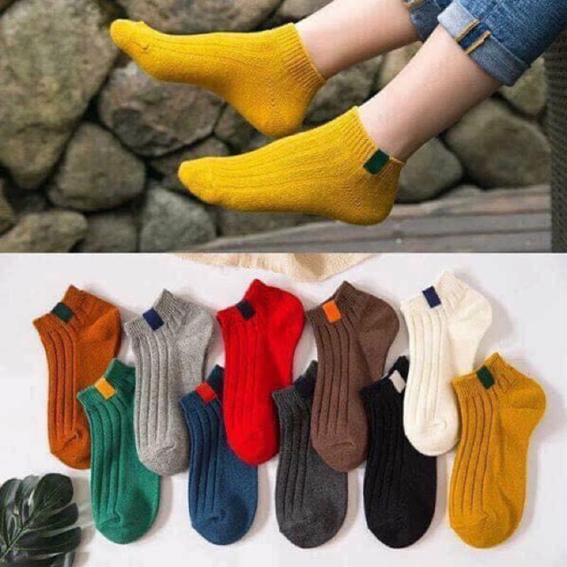 Set 10 tất nữ các màu