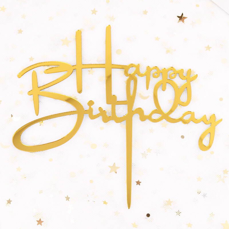Trang Trí Sinh Nhật - Combo 10 chiếc Meka Happy Birthday