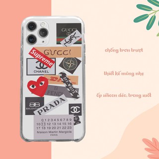 Ốp lưng iphone brand cắt dán cho Iphone 5 6 7 8 Plus X Xr 11 12 Pro Max JC20200800014