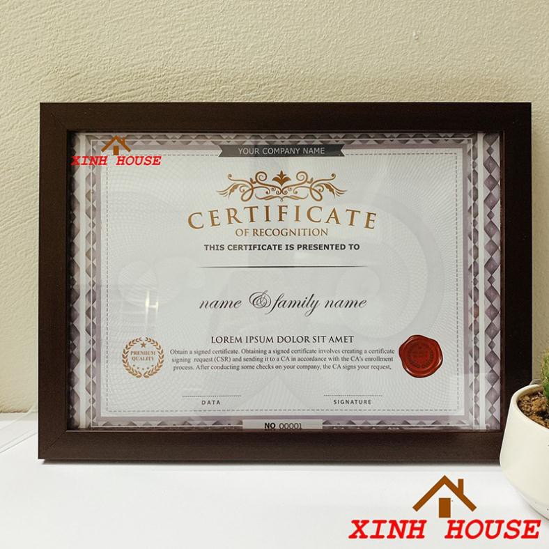 Khung ảnh A4  - Khung tranh A4 treo tường - Bảo Hành Gãy Vỡ