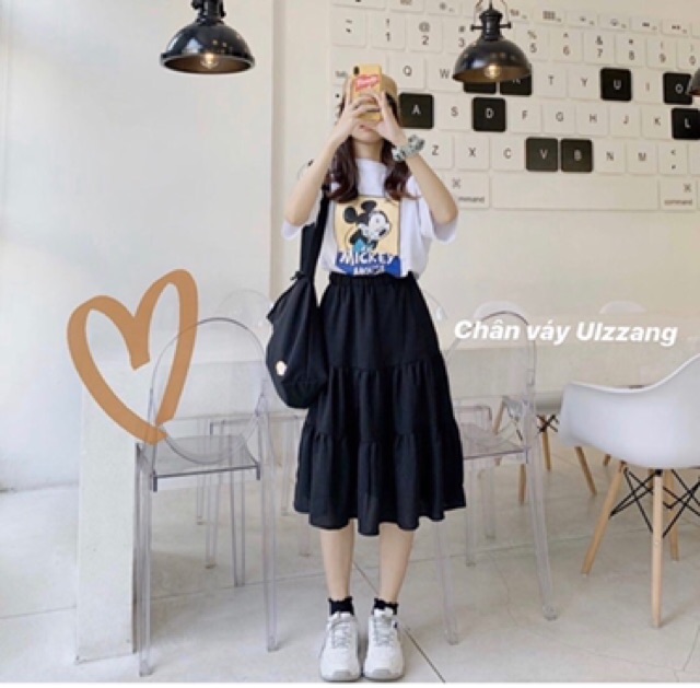 Chân váy ulzzang 3 tầng mã 13, ảnh thật ở cuối | BigBuy360 - bigbuy360.vn