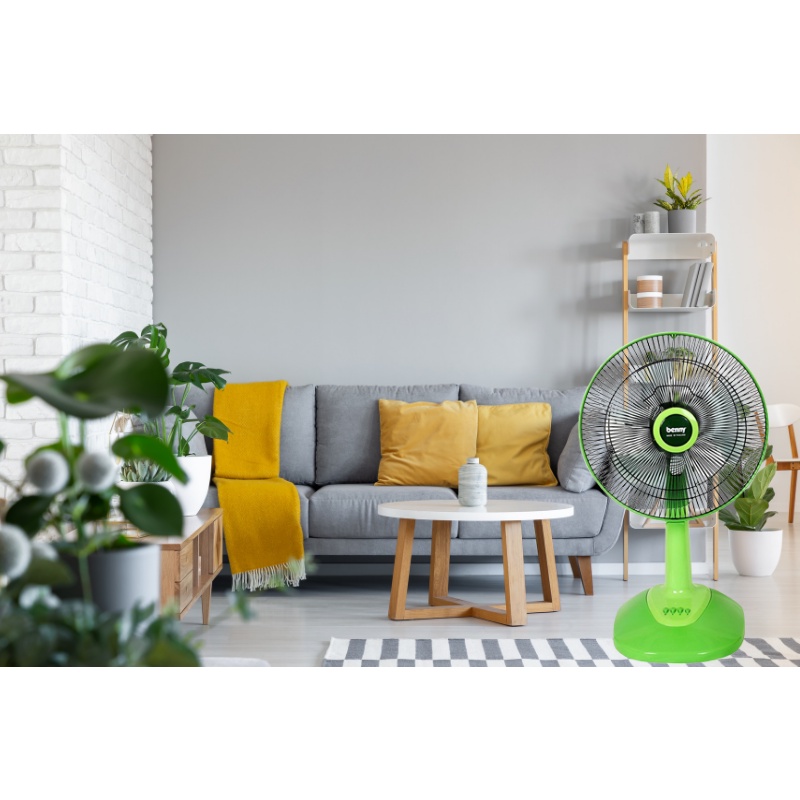 Quạt Bàn Benny BFT-30GN - Xanh Lá - Hàng Chính Hãng - BFT30GN / BFT30 / BFT-30 / 45W / Cánh 30cm