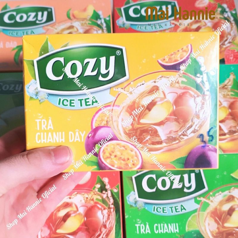 Trà Cozy IceTea các Hương Đào-Chanh-Sâm Bí Đao-Chanh Hương