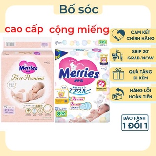 Bỉm Merries Cộng Miếng [FREESHIP] Merries Nội Địa Nhật Cộng Miếng Dán/Quần đủ size NB96/S88/M68/M64/L58/L50/XL44/XXL28