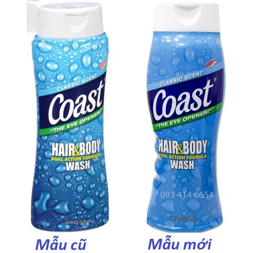 Sữa tắm Coast Mỹ 532ml Dành Cho Nam Và Nữ