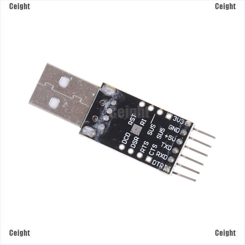 Mô Đun Chuyển Đổi Usb 2.0 Sang Ttl Uart 6pin Cp2102 + Dây Cáp