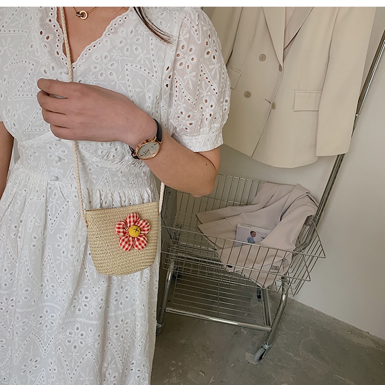 Túi cói Mini Bằng Rơm Thiết Kế Thời Trang Mùa Hè 2022 Mới Cho Nữ