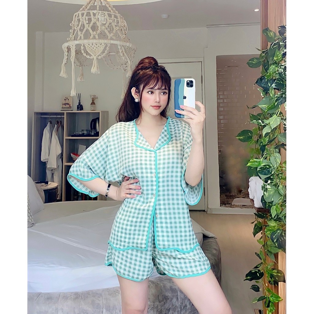 Bộ lụa satin mango đùi cao cấp | BigBuy360 - bigbuy360.vn