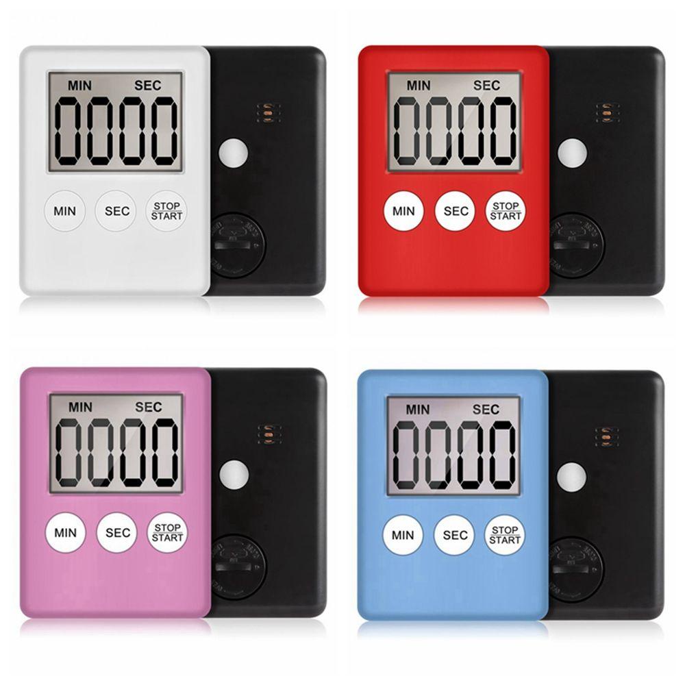 YIYU Đồng Hồ Hẹn Giờ Nấu Ăn Kỹ Thuật Số Màn Hình LCD Hình Vuông Tiện Dụng Cho Gia Đình