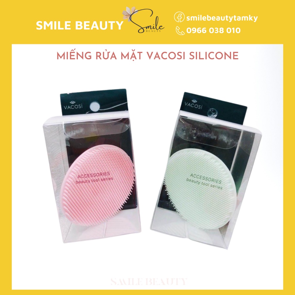 Miếng Rửa Mặt Vacosi Silicone Cleansing Pad