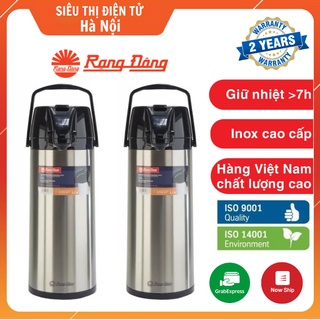 Phích Nước Nóng 2.5 Lít Inox Rạng Đông RD 2545 ST1.E, Có Cần Rót Nước [Đổi 1 Trong 14 Ngày - Bảo Hành 2 Năm]