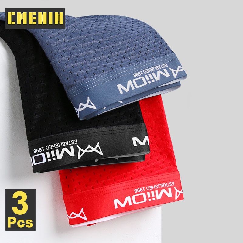 Quần LóT Boxer Cotton Nhanh Khô Cho Nam MW808 (3 MàU)