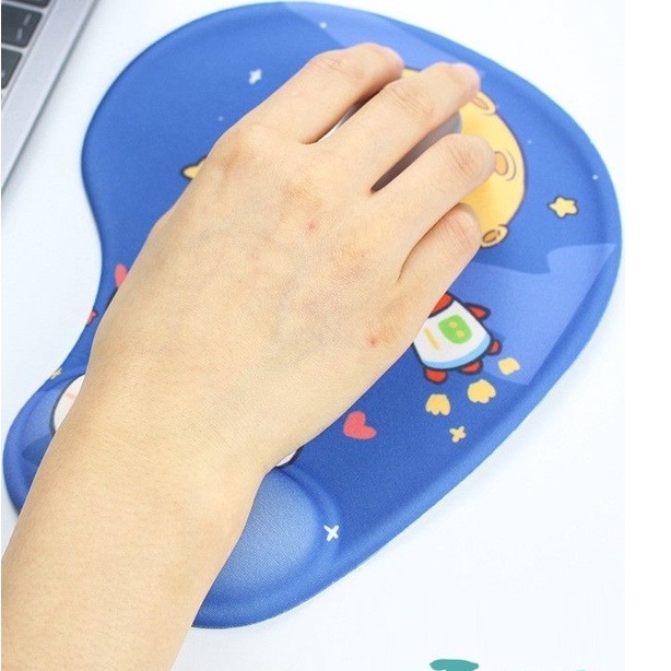 Pad di chuột có đệm kê tay Hoạt Hình đáng yêu