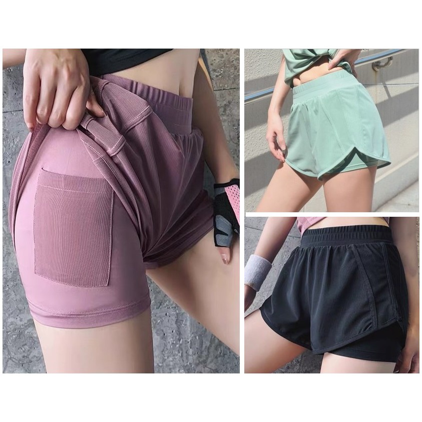 [Mã WAUP12 hoàn 15% xu đơn 150k] Quần tập gym nữ USA PRO, Quần short thể thao 2 lớp cho Nữ, đồ tập gym, aerobic, thể dục