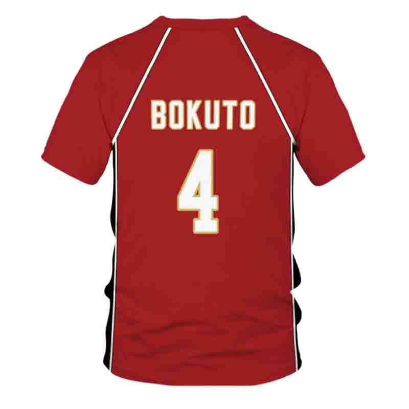 Áo thun nam tay ngắn cổ tròn có in chữ Haikyuu thời trang phong cách