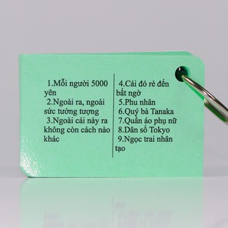 Bộ KatchUp Flashcard Từ Vựng N3 (Soumatome n3) – High Quality