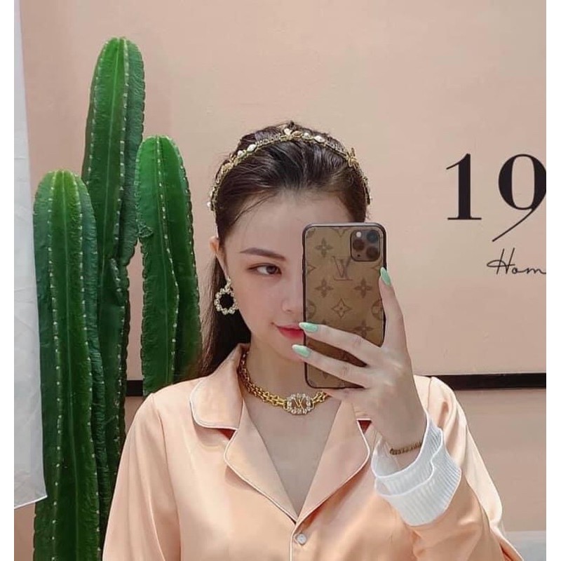 cổ cao cấp LV,VL hoạ tiết cực chảnh