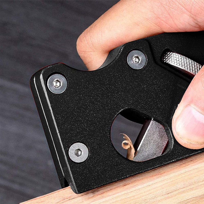 Woodworking Edge Corner Planer Chamfering Block Planer DIY Tool Black