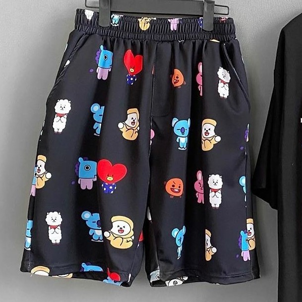 UNISEX - SHORT BTS - SHORT BT21 - SHORT CARTOON - SHORT UNISEX NAM NỮ - SHORT VANS, KOYA, COOKY, SHOOKY