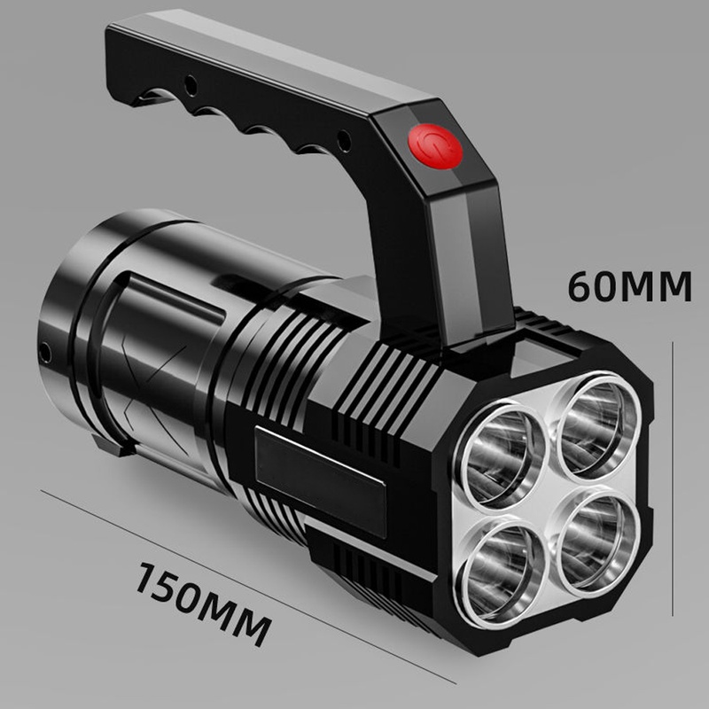 Đèn Pin LED Chống Thấm Nước Có Thể Sạc Lại Thiết Kế Tiện Dụng