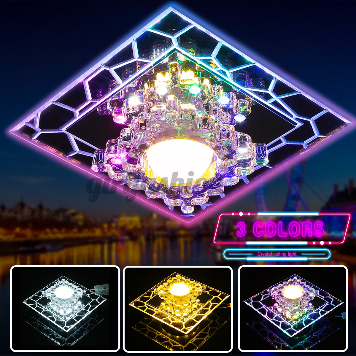 Đèn Led Treo Trần Trang Trí Nội Thất 220v 18cm