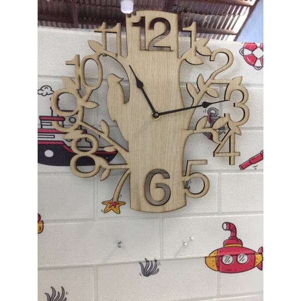 Đồng hồ treo tường  + máy đồng hồ