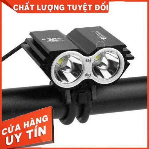 Đèn xe đạp X2 siêu sáng (Đen)