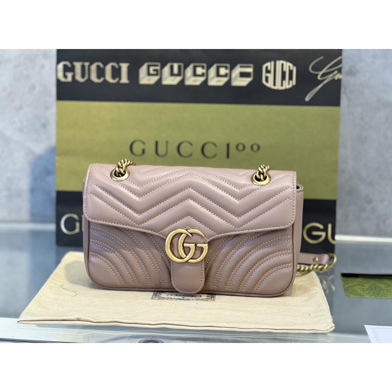 Túi GC mảmont size 26cm da bò da thật