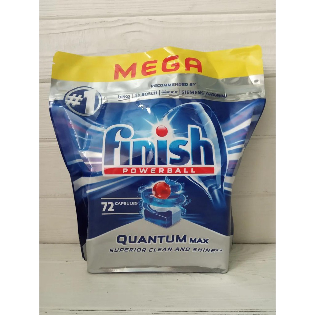 Viên rửa bát Finish Quantum  72 viên