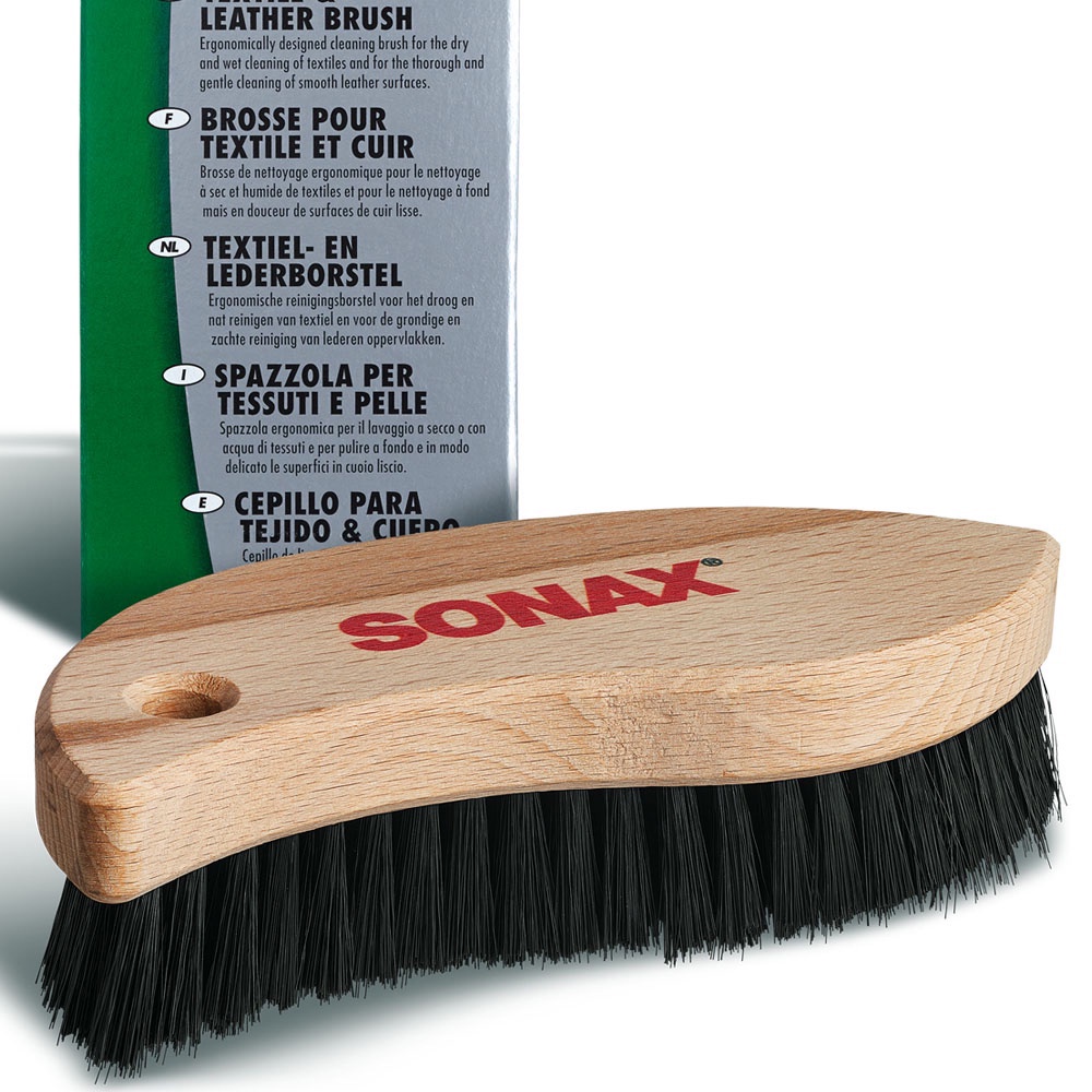 (XE) Bàn chải chuyên dụng làm sạch ghế ô tô, thảm sàn Sonax Textile & Leather Brush