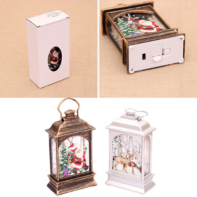 Đèn LED Hình Ông Già Noel / Người Tuyết / Tuần Lộc Sáng Tạo Trang Trí Giáng Sinh