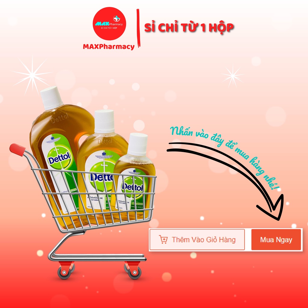 Dung Dịch Diệt Khuẩn Đa Năng DETTOL Antiseptic Disinfectant - Maxpharmacy