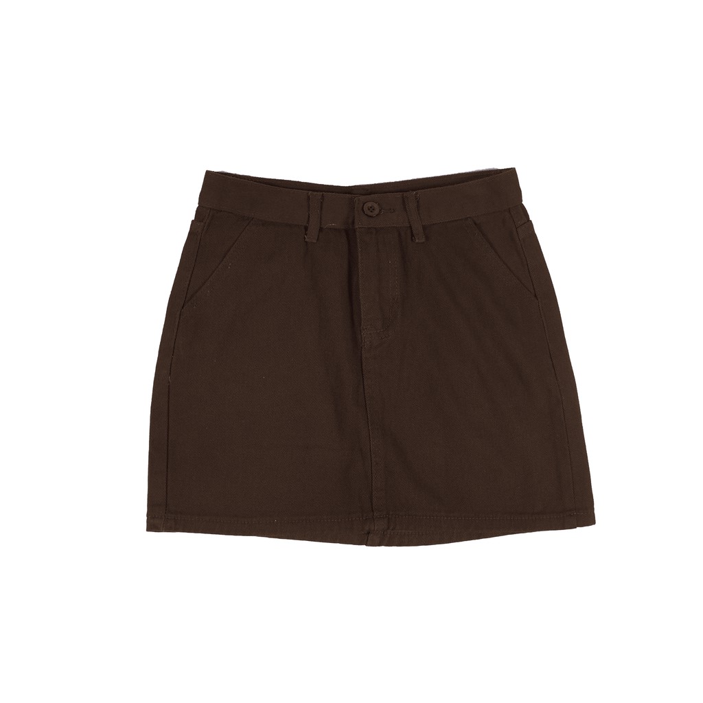 DECAO Chân váy zuyp kaki trơn | BigBuy360 - bigbuy360.vn