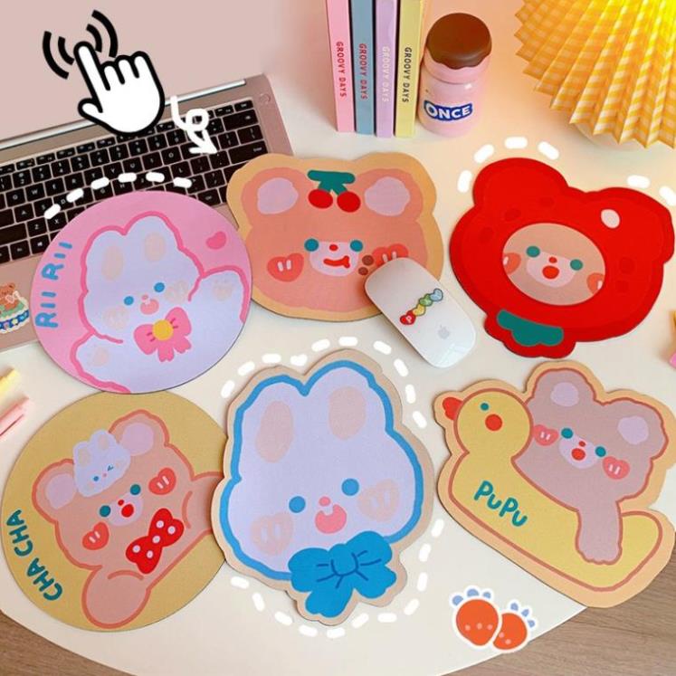 Miếng lót chuột chống trượt hình hoạt hình hoạ tiết dễ thương cute