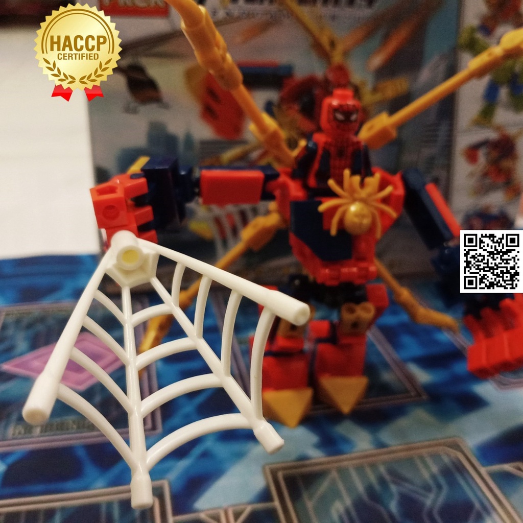 Mô hình Avenger lắp ráp Spider Man điều khiển Robo 428