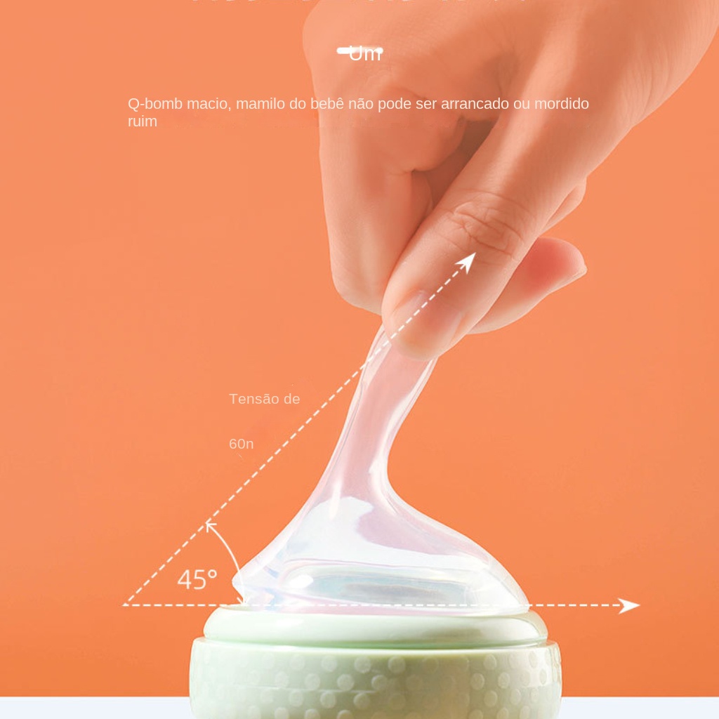 Bình Sữa Bằng Thủy Tinh PPSU Nhỏ 90ml Chống Tràn / Chống Nấm Mốc Chuyên Dùng Cho Bé Sơ Sinh