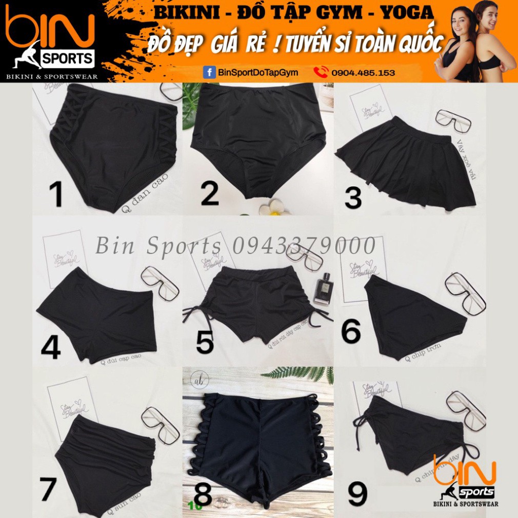 freeship  Quần Bơi Nữ Nhiều Mẫu Freesize Bin Sports QB003