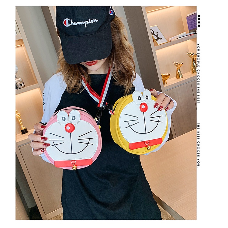Túi đeo chéo DORAEMON DOREMON dây vải dễ thương cute MON0246 TooYoo