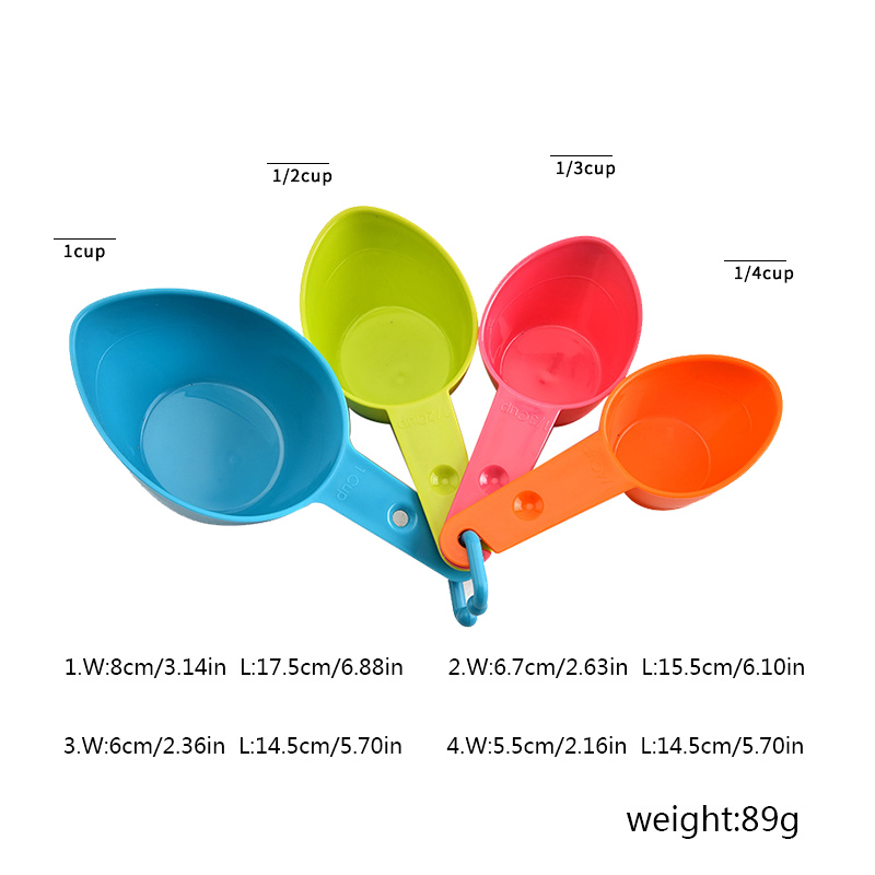 Bộ Thìa Đong Bằng Nhựa Nhiều Màu Sắc Và Kích Thước Tiện Dụng