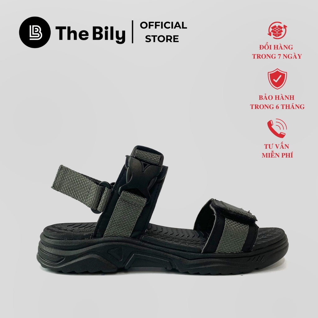 Giày Sandal Nam Nữ Unisex The BiLy Quai Ngang Dây Dù Đế Phylon Siêu Êm Nhẹ Nhiều Màu-BL03