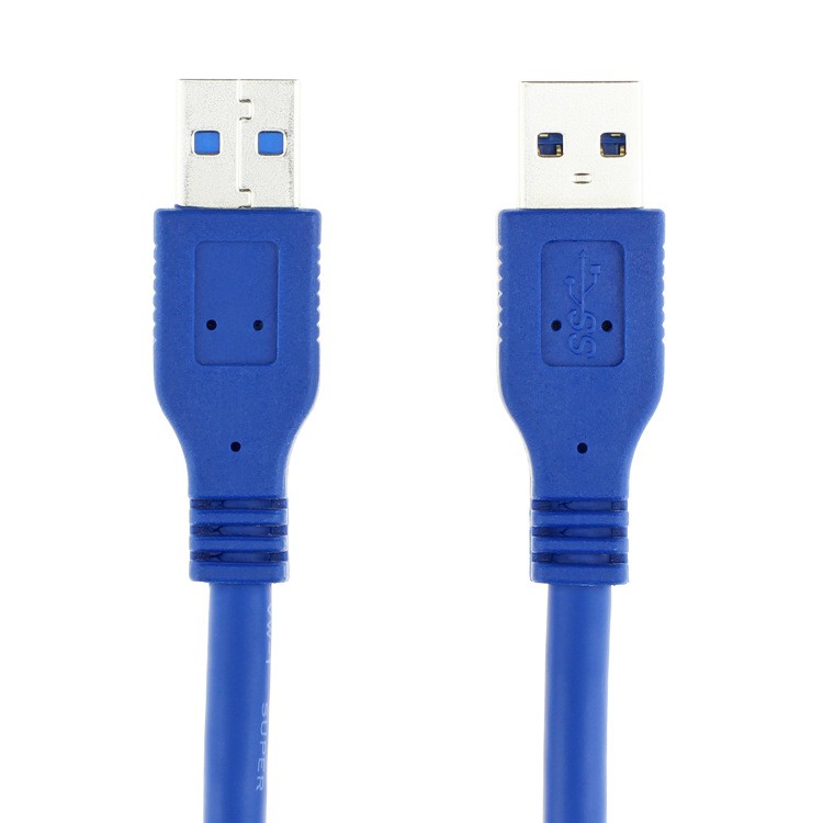 Cáp USB 3.0 hai đầu đực 1.5m (xanh)